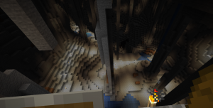 Picture of the cave system underneath Xanadu from user Wanda061's mine.